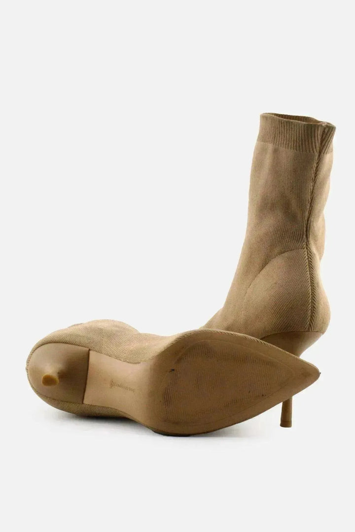 Stradivarius Stilettos Ankle Boots | Textile - sundaybazar