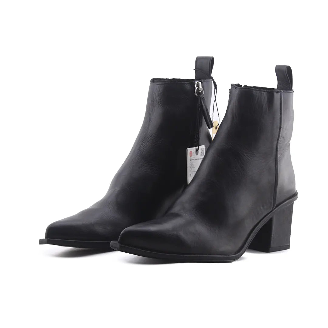 Zara Zipper Ankle Boot | 100% Authentic Leather