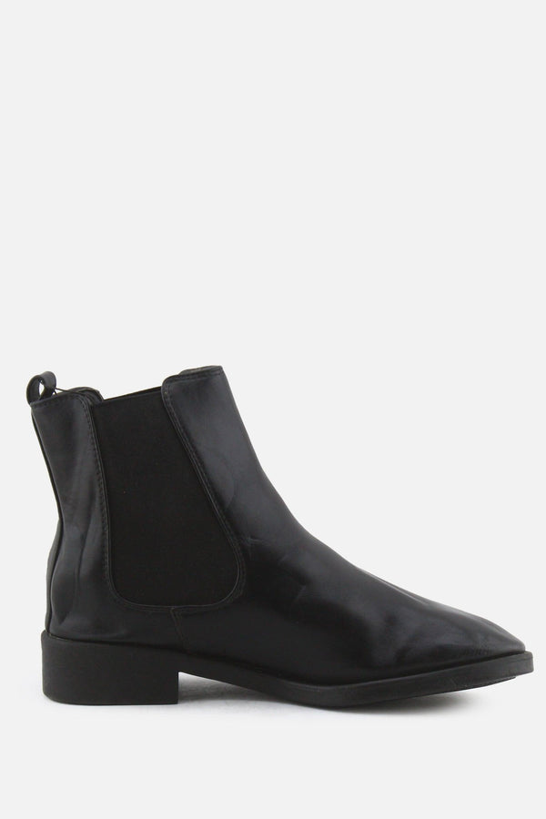 Lefties Stretchable Chelsea Ankle Boots | 100% Authentic Leather