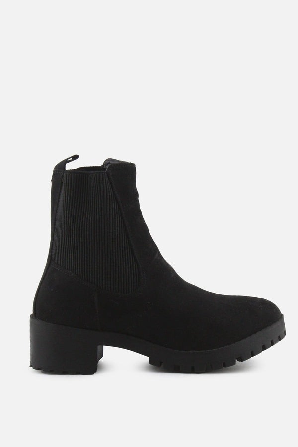 Lefties Stretchable Chelsea Ankle Boots | Suede