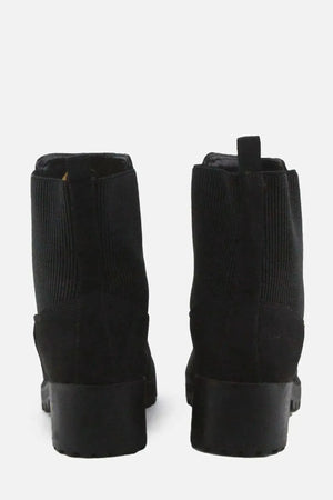 Lefties Stretchable Chelsea Ankle Boots | Suede - sundaybazar