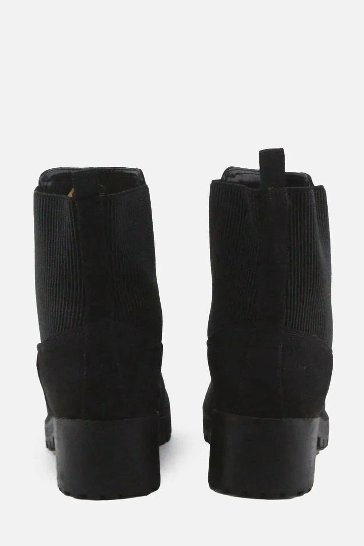 Lefties Stretchable Chelsea Ankle Boots | Suede - sundaybazar