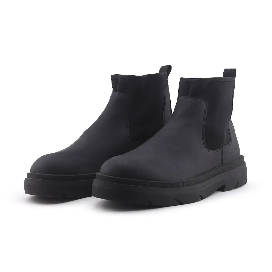 Zara Stretchable Chelsea Ankle Boots (100% Authentic Leather)