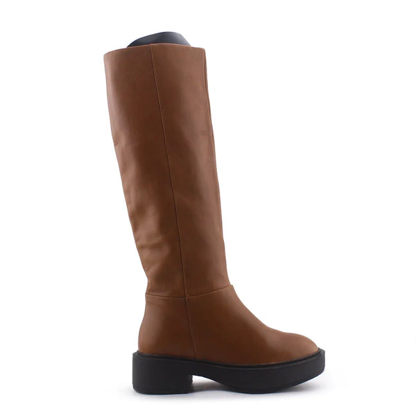 Mango Knee High Boots (100% Authentic Leather)