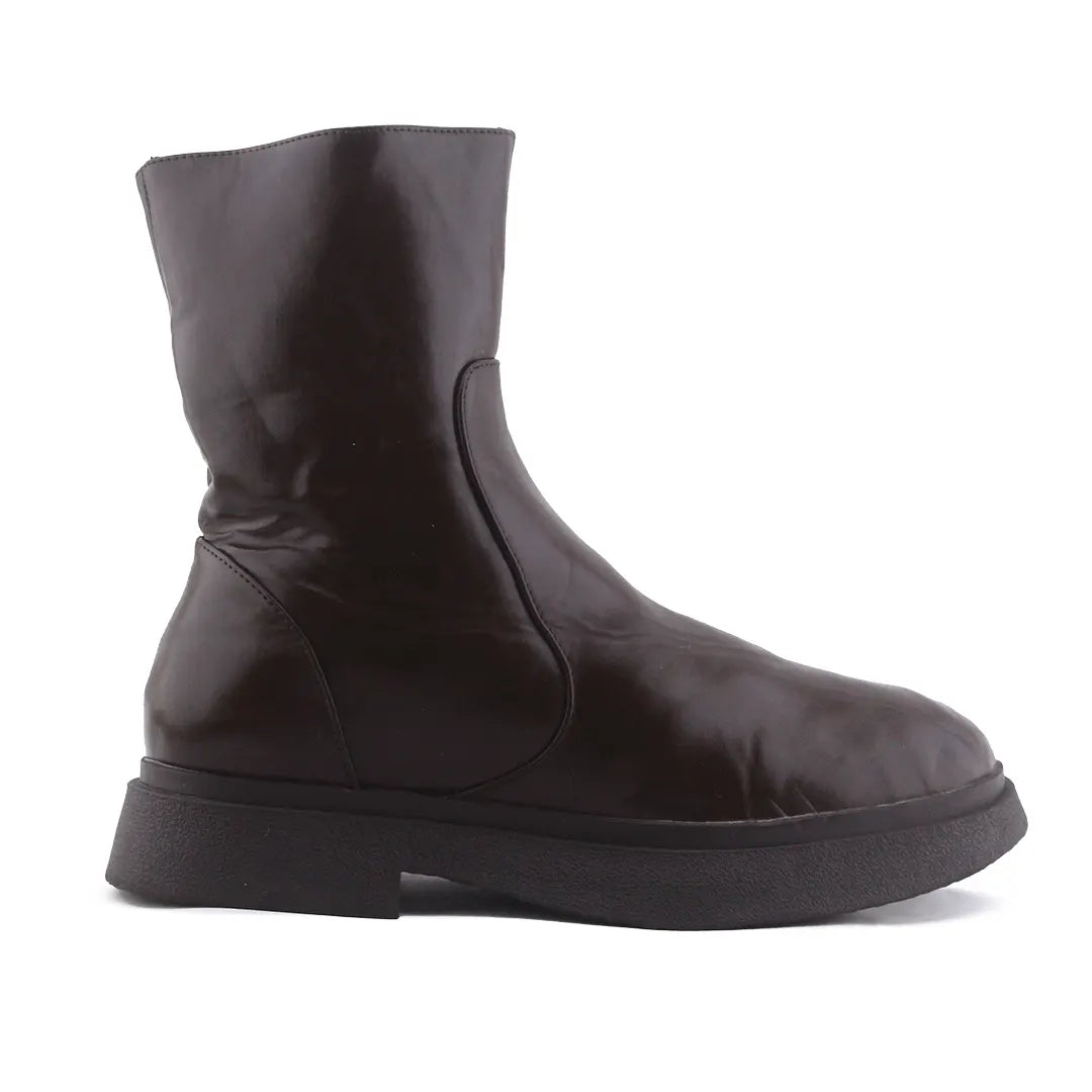 Zara Zipper Ankle Boot | 100% Authentic Leather