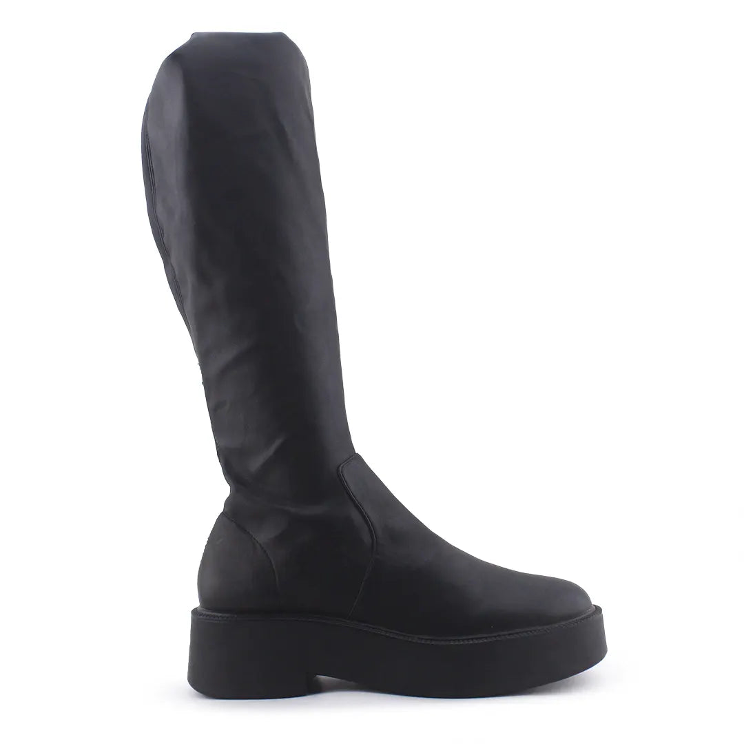 Mango Zipper Over The Knee Boots (100% Authentic Leather)