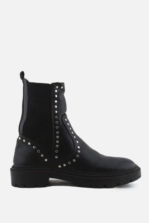 Zara Stretchable Combat Ankle Boots | 100% Authentic Leather