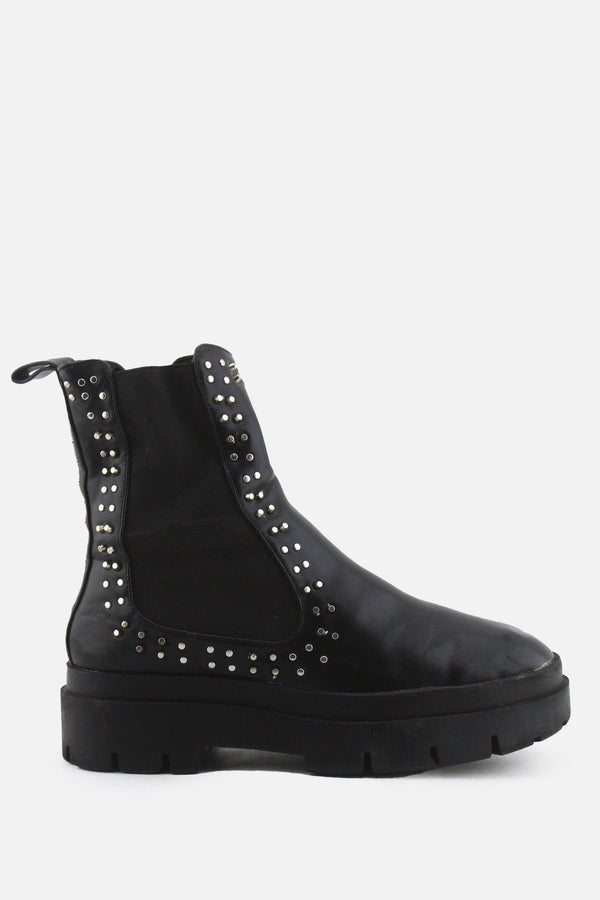 Zara Stretchable Chelsea Ankle Boots | 100% Authentic Leather