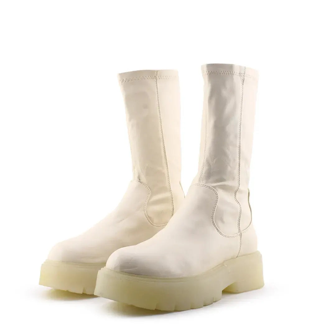 Bershka Combat Ankle Boots (100% Authentic Leather)