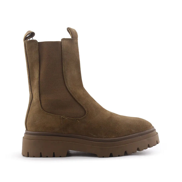 Zara Stretchable Chelsea Ankle Boots (Suede)