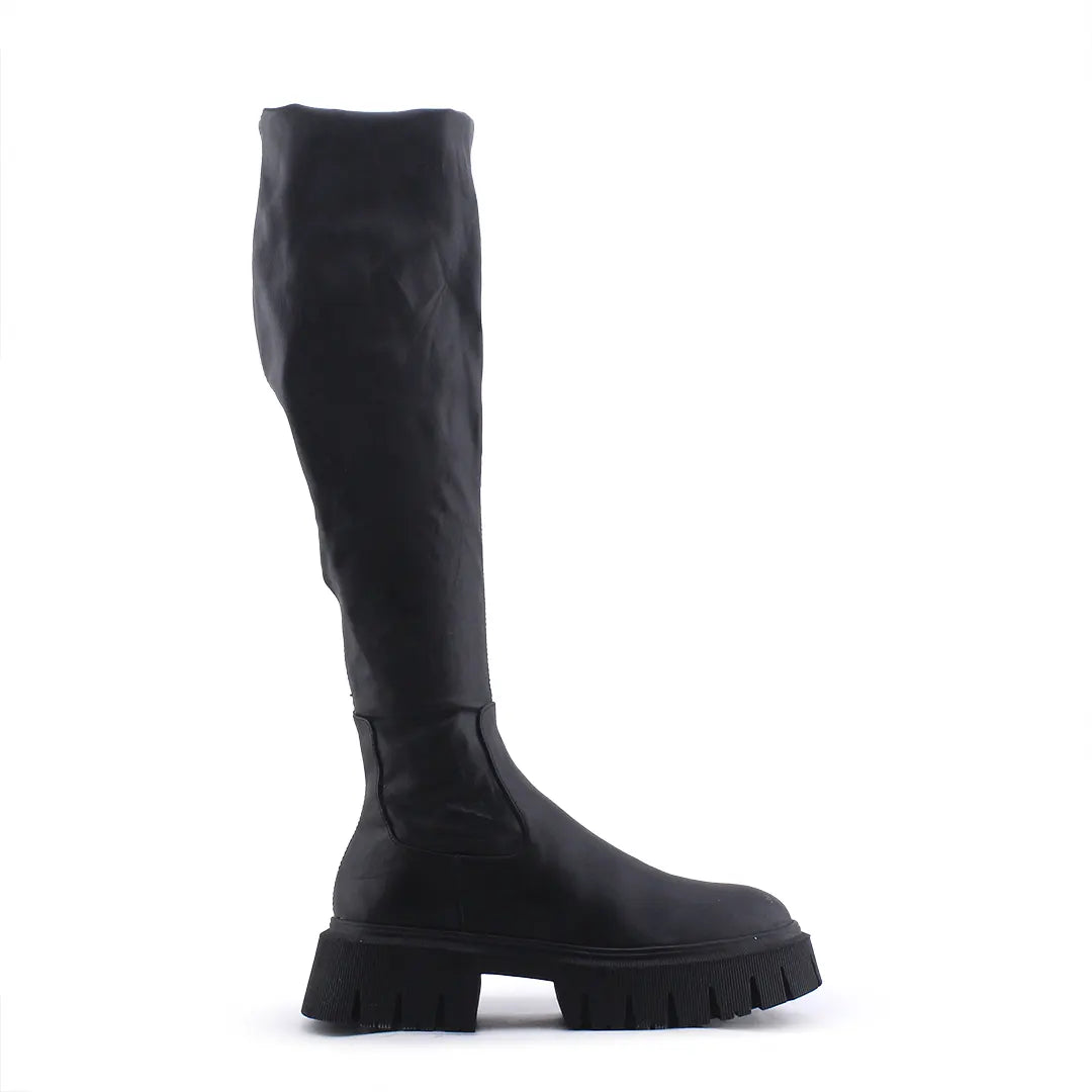 Zara Zipper Thigh High Boot | 100% Authentic Leather