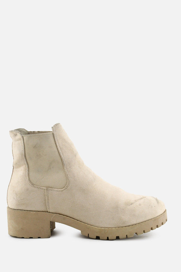 European Brand Stretchable Chelsea Ankle Boots | Suede