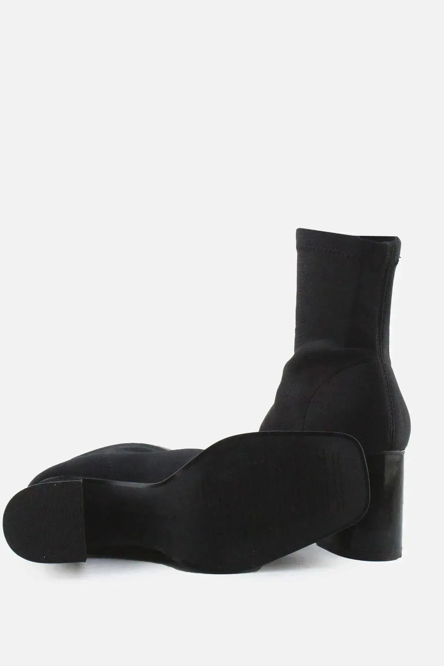 Pull & Bear BlocK Ankle Boots | Textile - sundaybazar