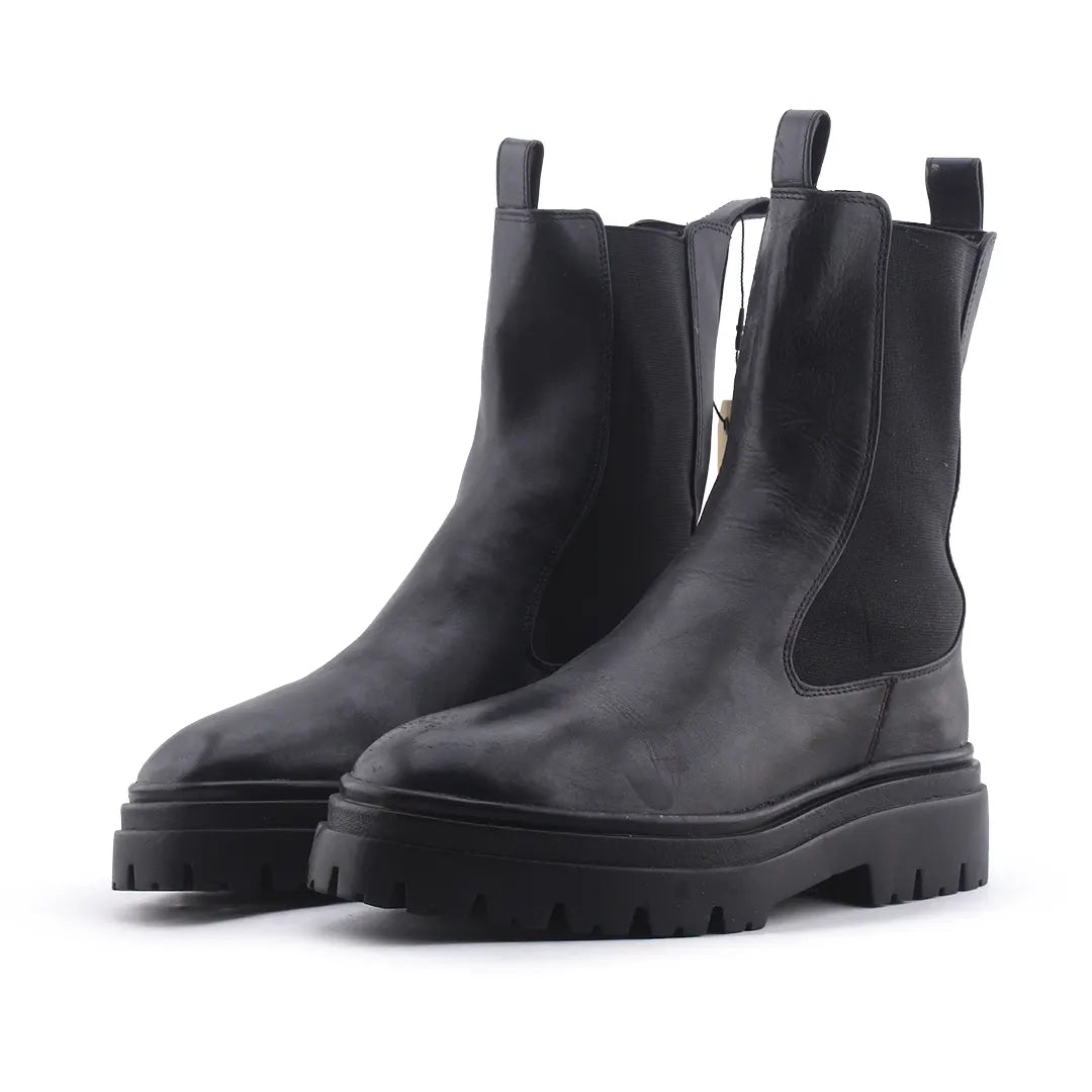 Zara Stretchable Ankle Boot | 100% Authentic Leather