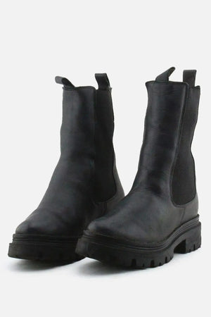 Tamaris Stretchable Chelsea Ankle Boots | 100% Authentic Leather - sundaybazar