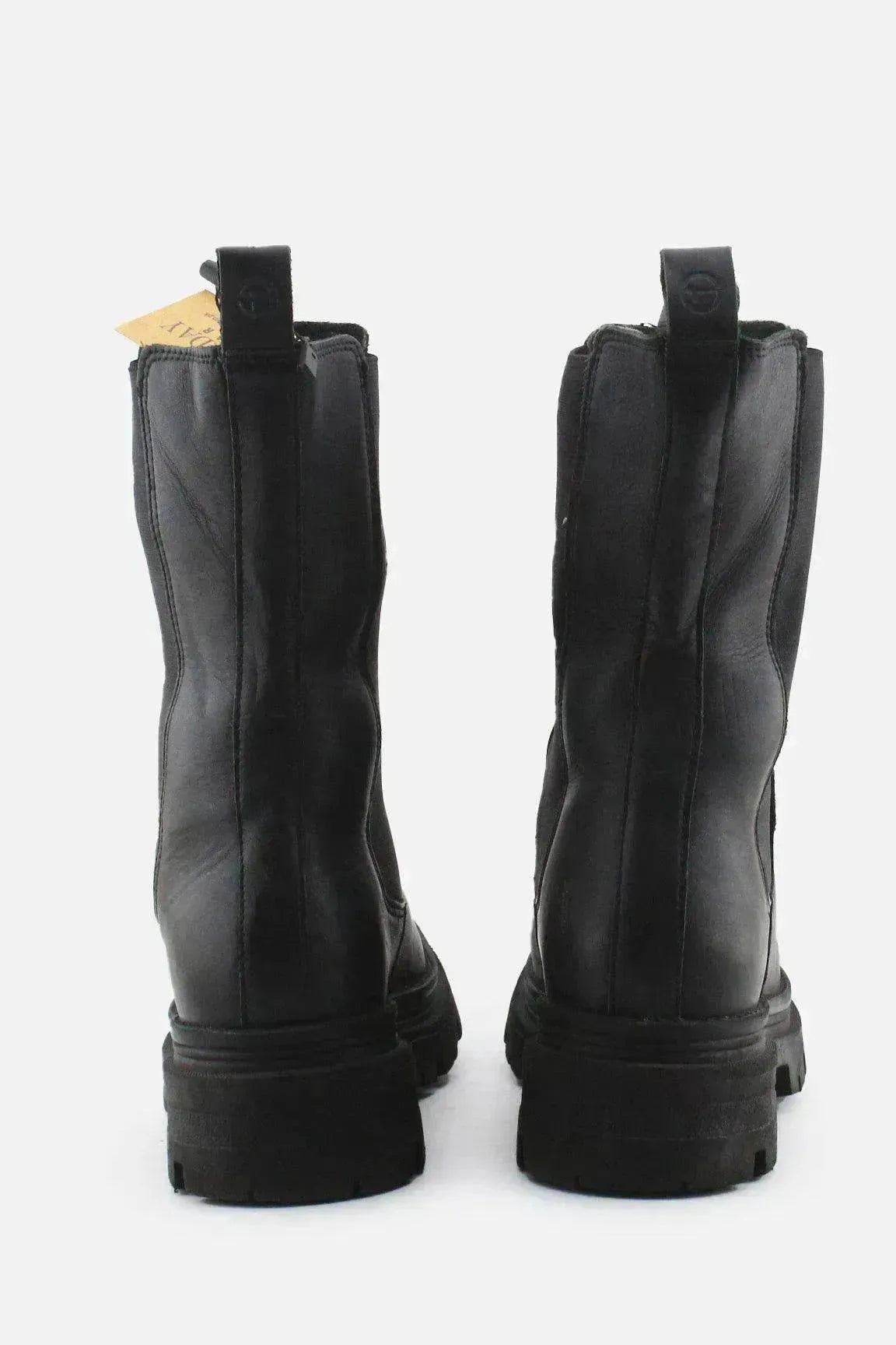 Tamaris Stretchable Chelsea Ankle Boots | 100% Authentic Leather - sundaybazar