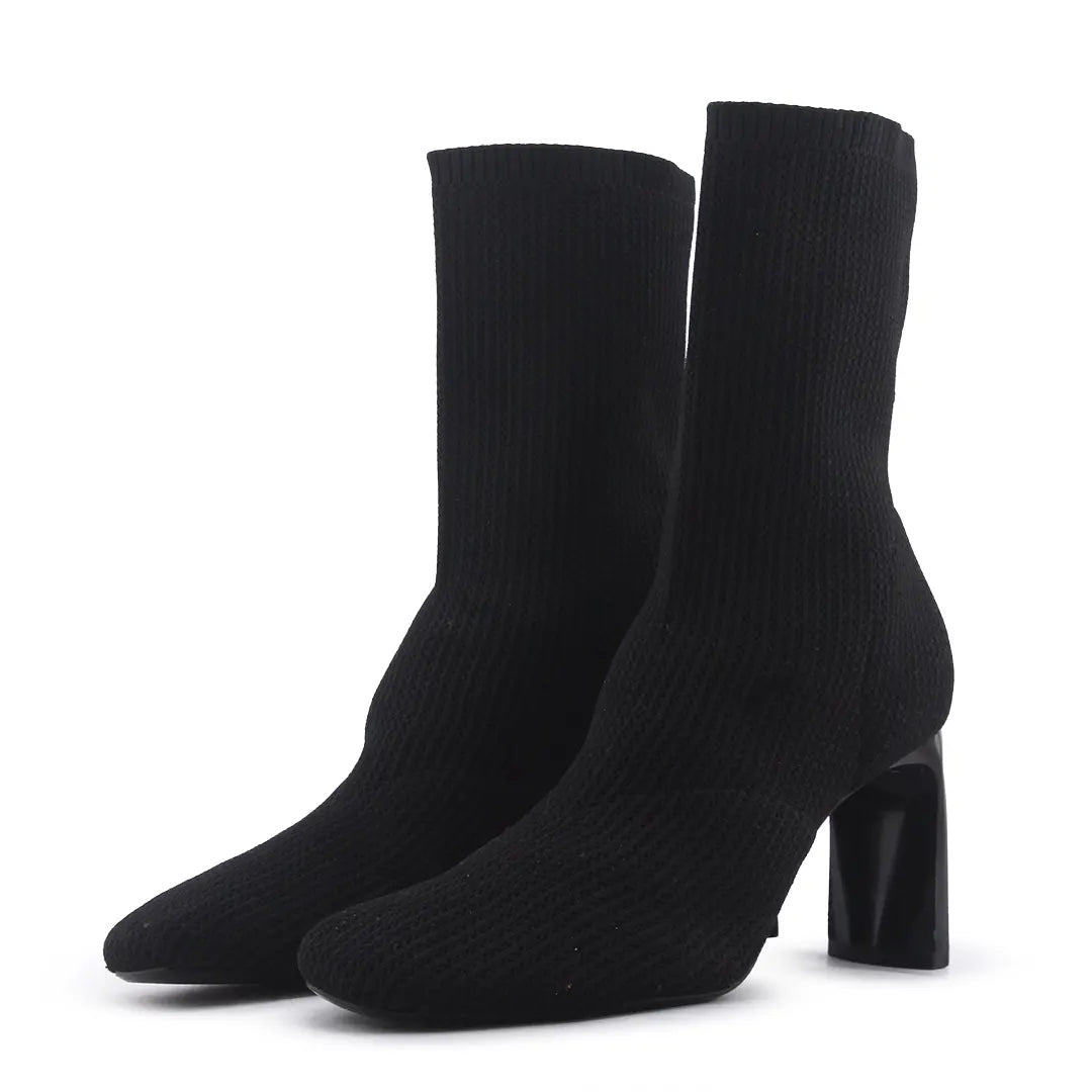 Bershka Sock Ankle Boot