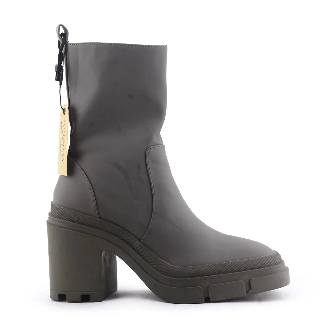 Zara Zipper Stretchable Ankle Boot | 100% Authentic Leather