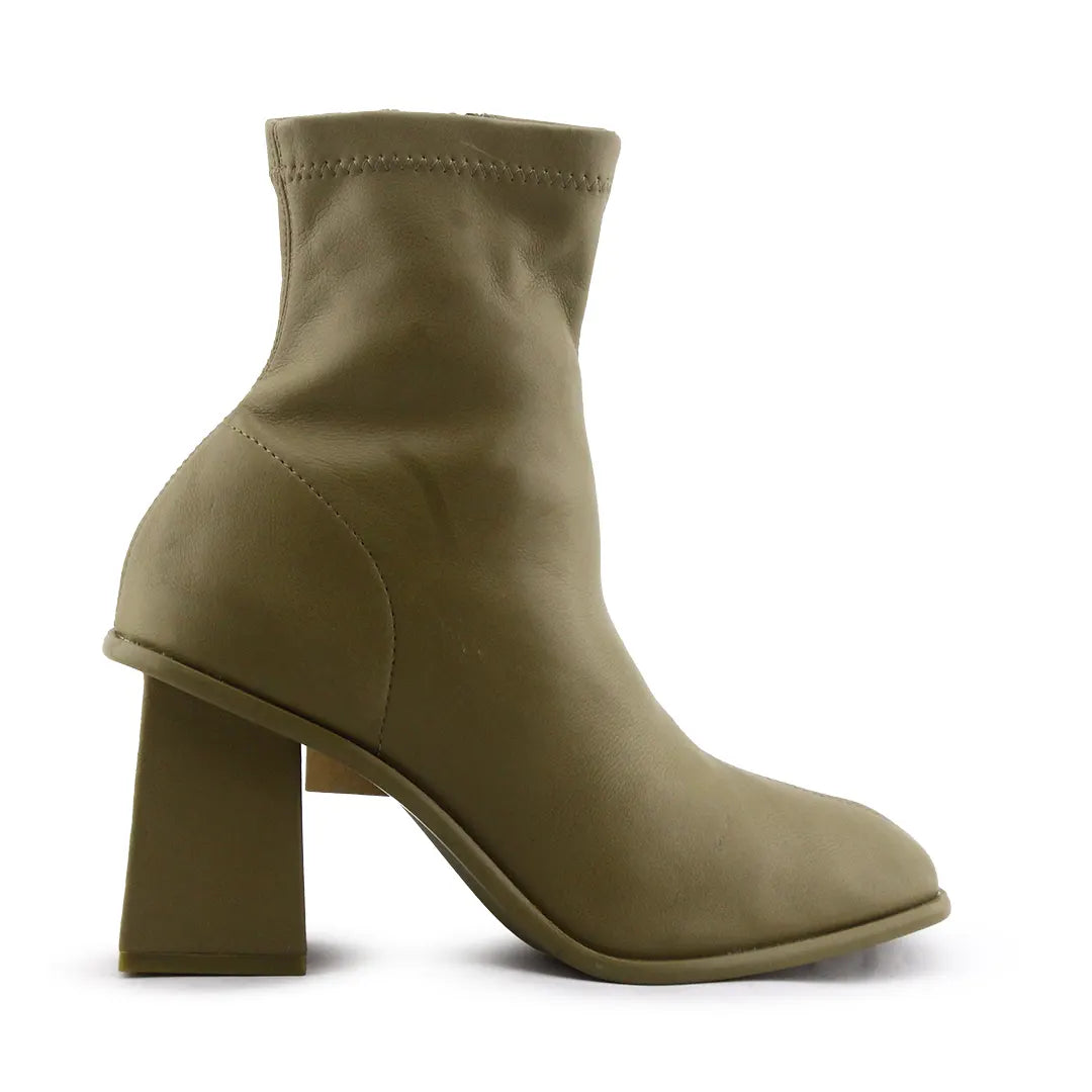 Pull & Bear Zipper Ankle Boot | 100% Authentic Leather