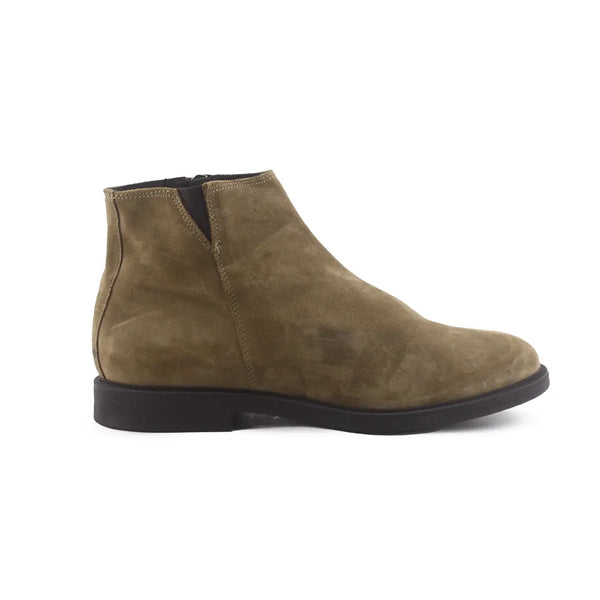 Zara Zipper Chelsea Ankle Boots (Suede)