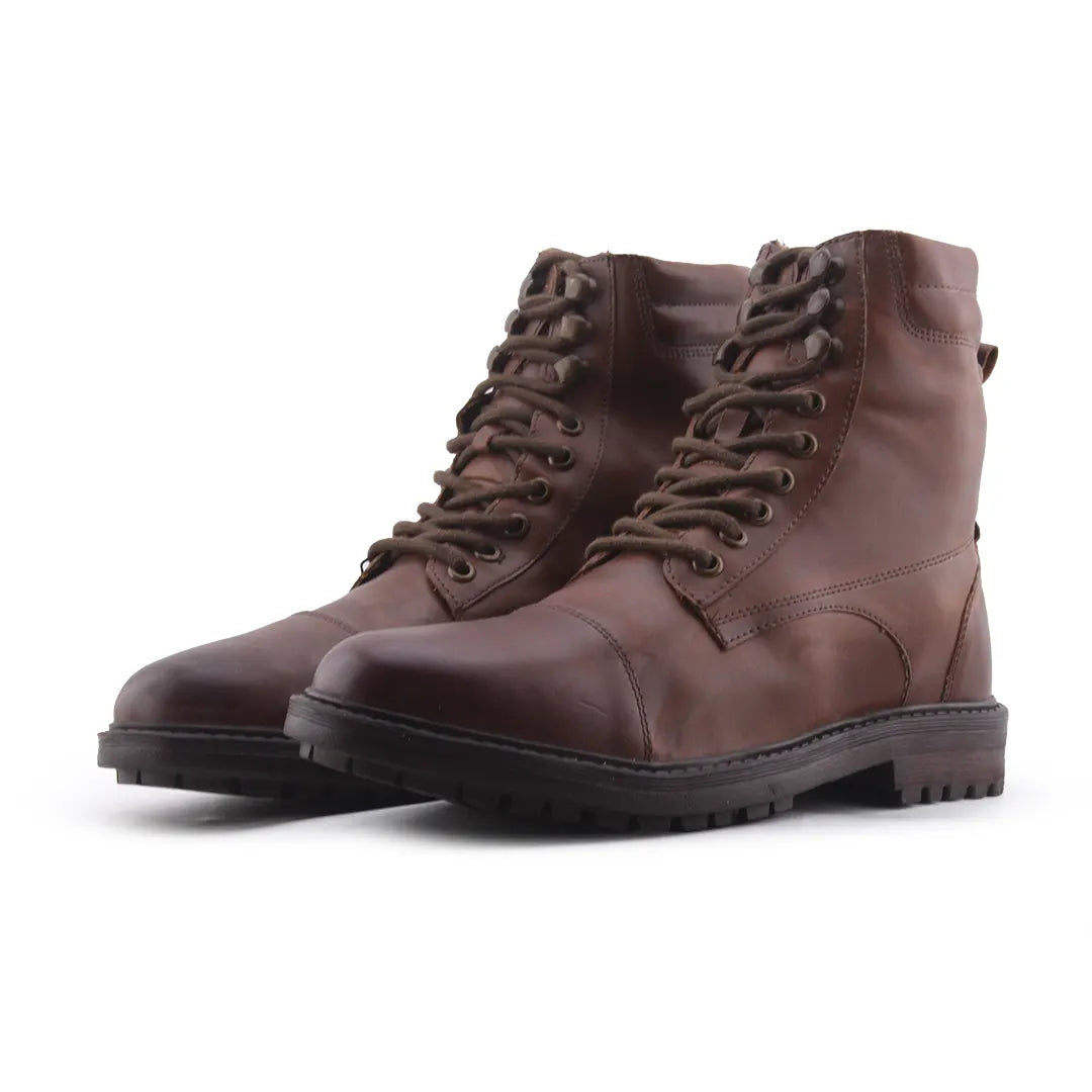 Lefties Lace Up Ankle Boot | 100% Authentic Leather