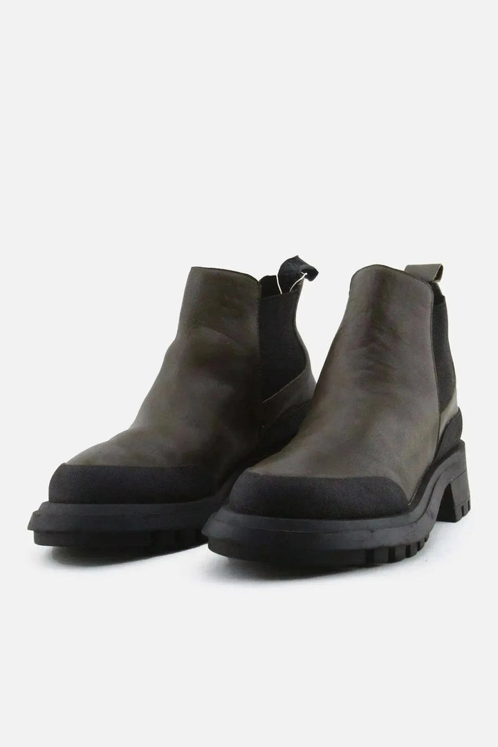 Zara Stretchable Chelsea Ankle Boots | 100% Authentic Leather - sundaybazar