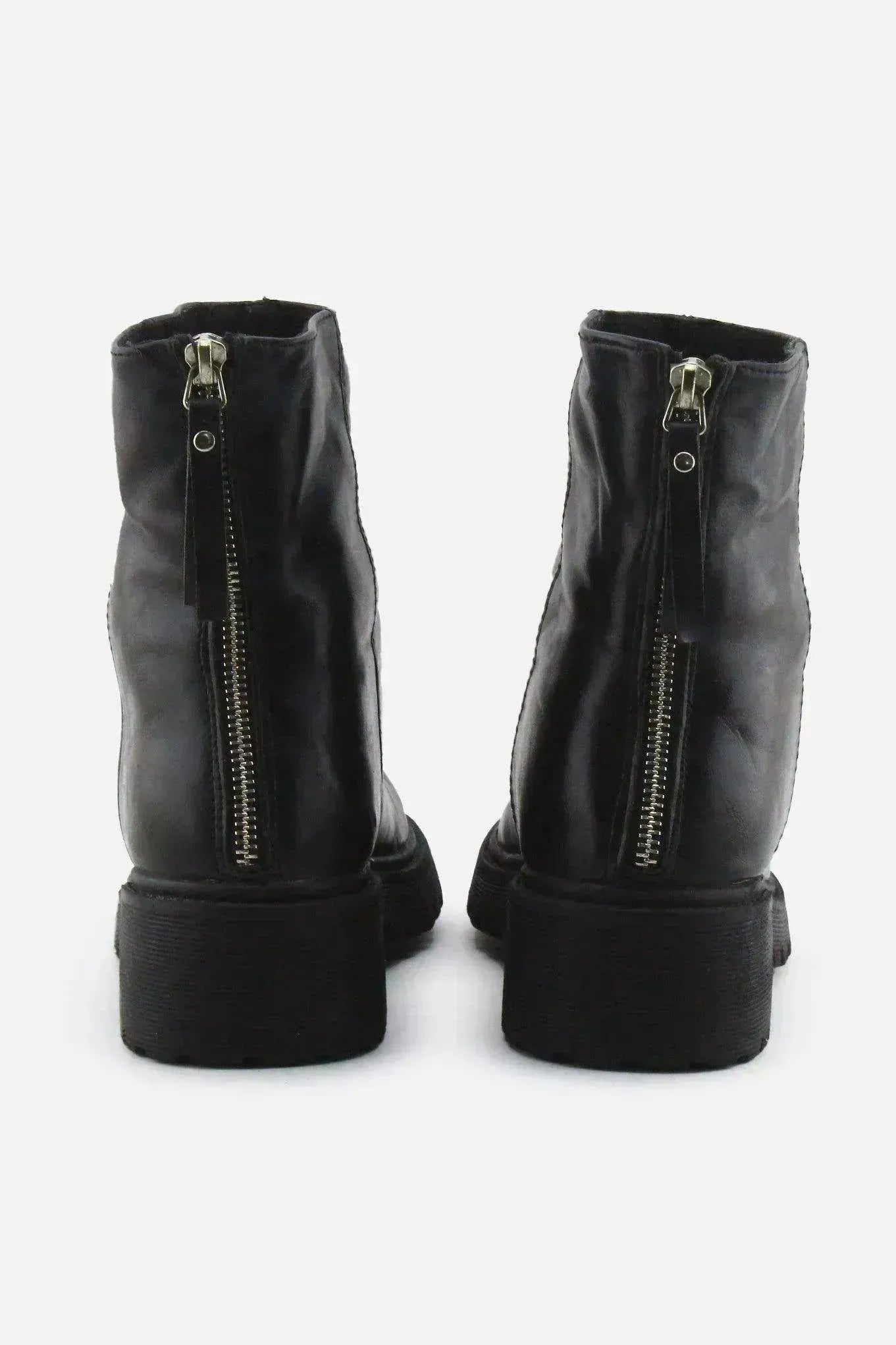 European Brand Zipper Chelsea Ankle Boots | 100% Authentic Leather - sundaybazar