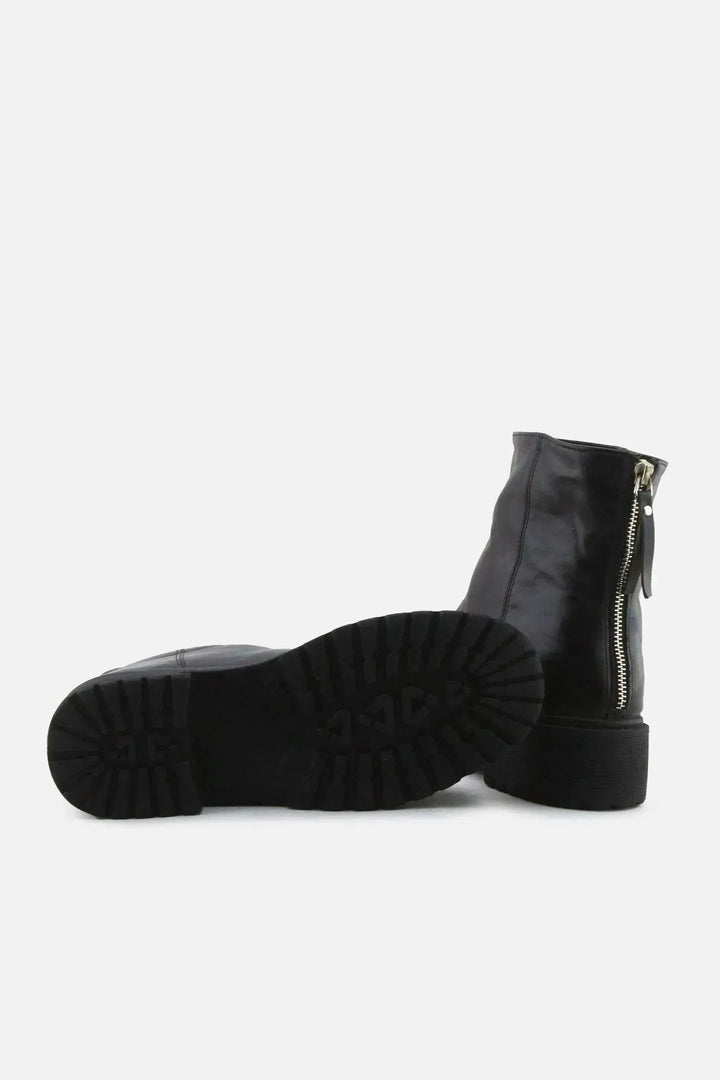 European Brand Zipper Chelsea Ankle Boots | 100% Authentic Leather - sundaybazar