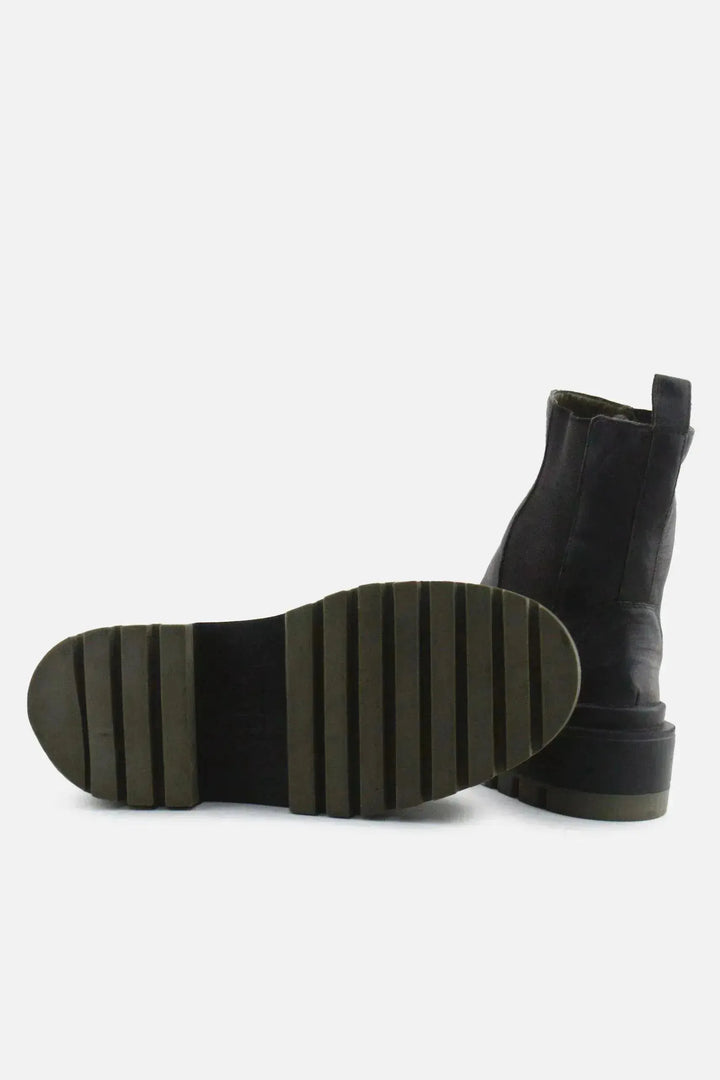 Zara Stretchable Chelsea Ankle Boots | 100% Authentic Leather - sundaybazar