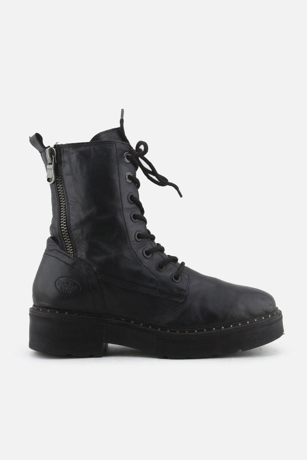 Docker's Zipper Laces Combat Ankle Boots | 100% Authentic Leather