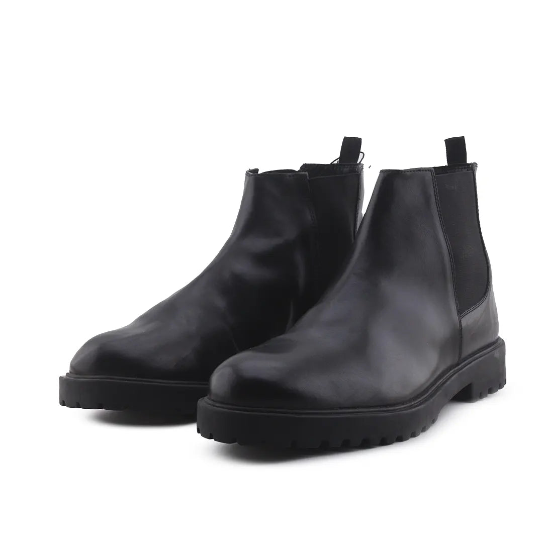 Lefties Stretchable Chelsea Ankle Boots (100% Authentic Leather)