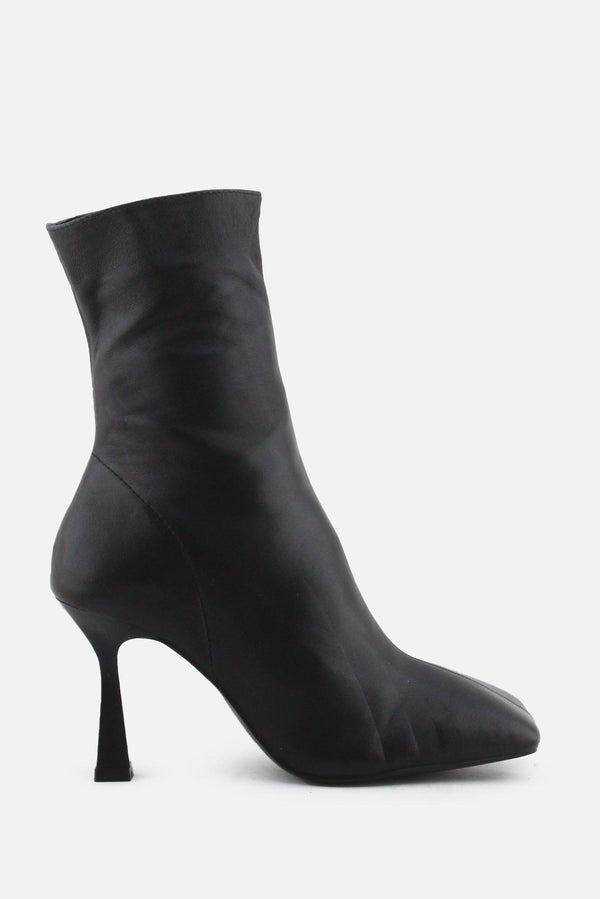 Zara Zipper Stilettos Ankle Boots | 100% Authentic Leather