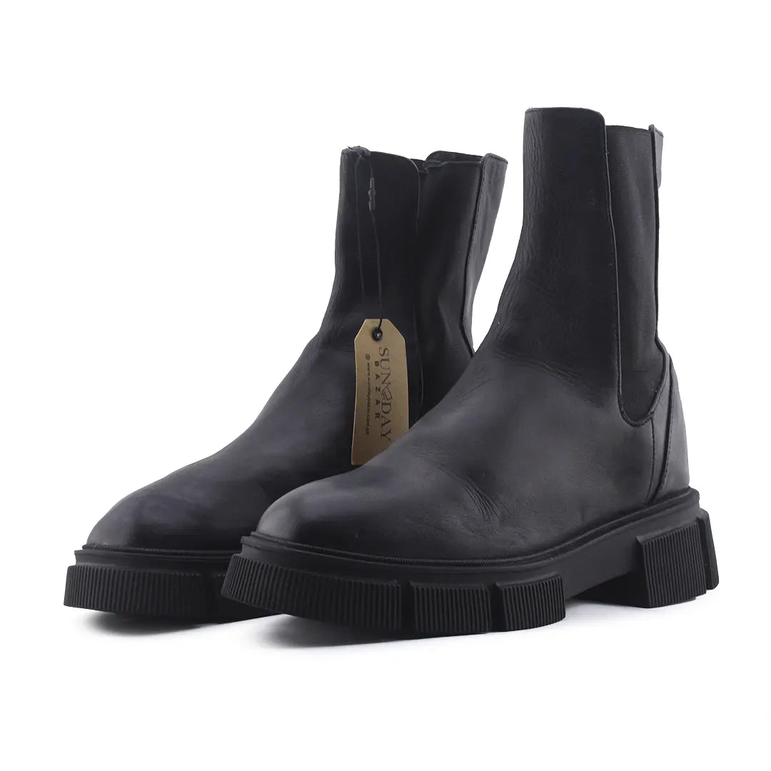 Zara Stretchable Ankle Boot | 100% Authentic Leather