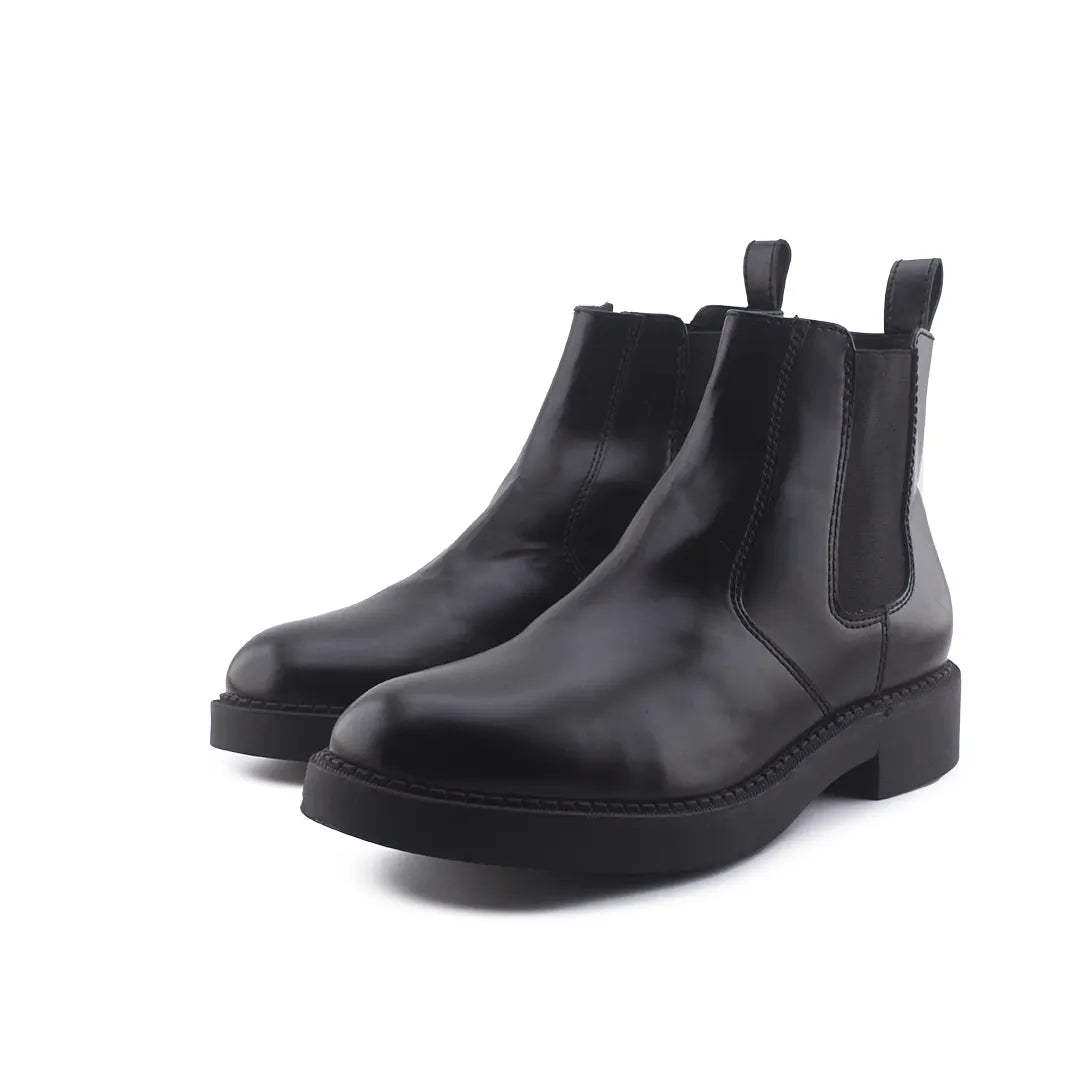 Zara Stretchable Chelsea Ankle Boots (100% Authentic Leather)