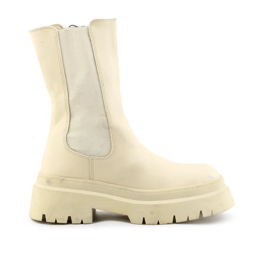 Pull & Bear Stretchable Ankle Boot | 100% Authentic Leather