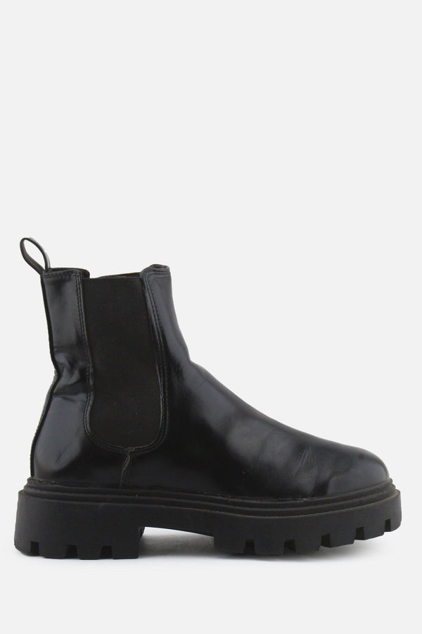 Zara Stretchable Chelsea Ankle Boots | 100% Authentic Leather