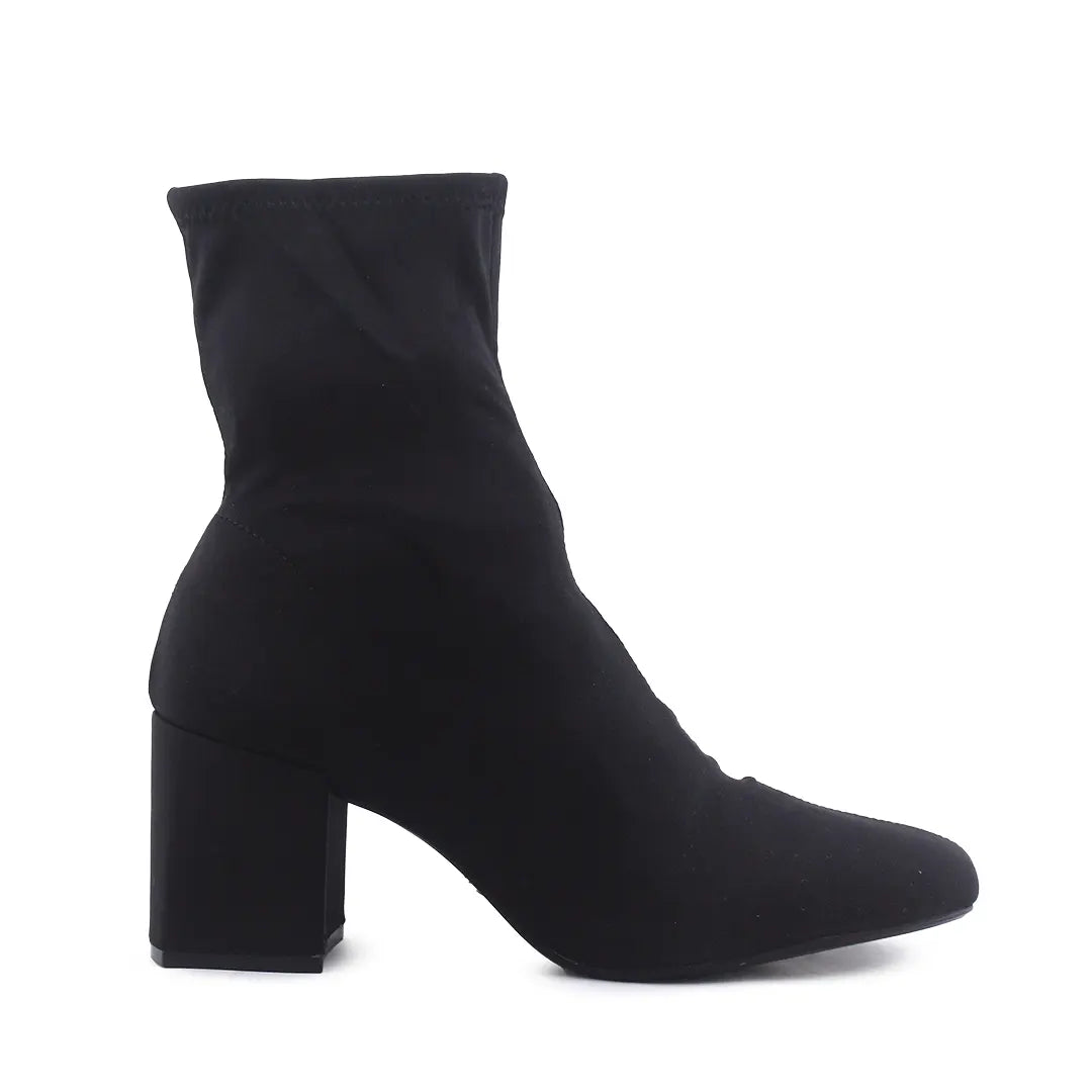 Zara Zipper Textile Ankle Boot