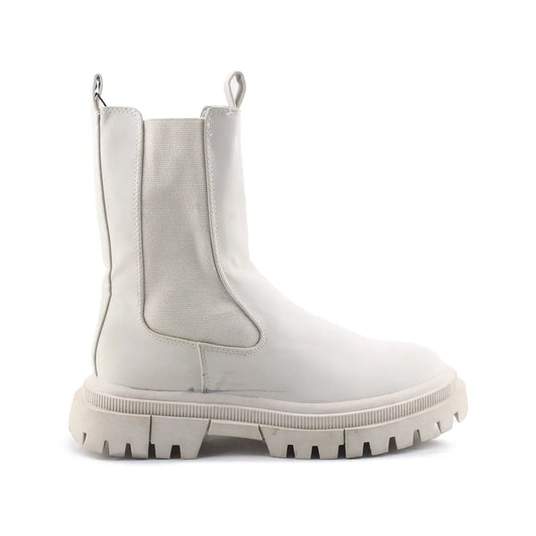 Bershka Stretchable Chelsea Ankle Boots (100% Authentic Leather)