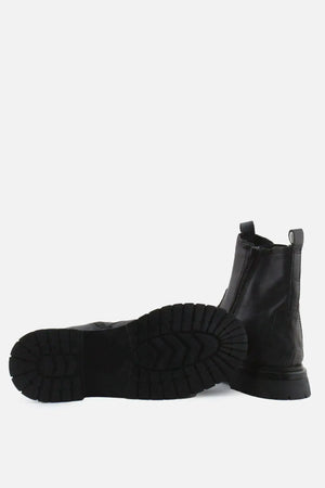 Zara Zipper Stretchable Chelsea Ankle Boots | 100% Authentic Leather - sundaybazar