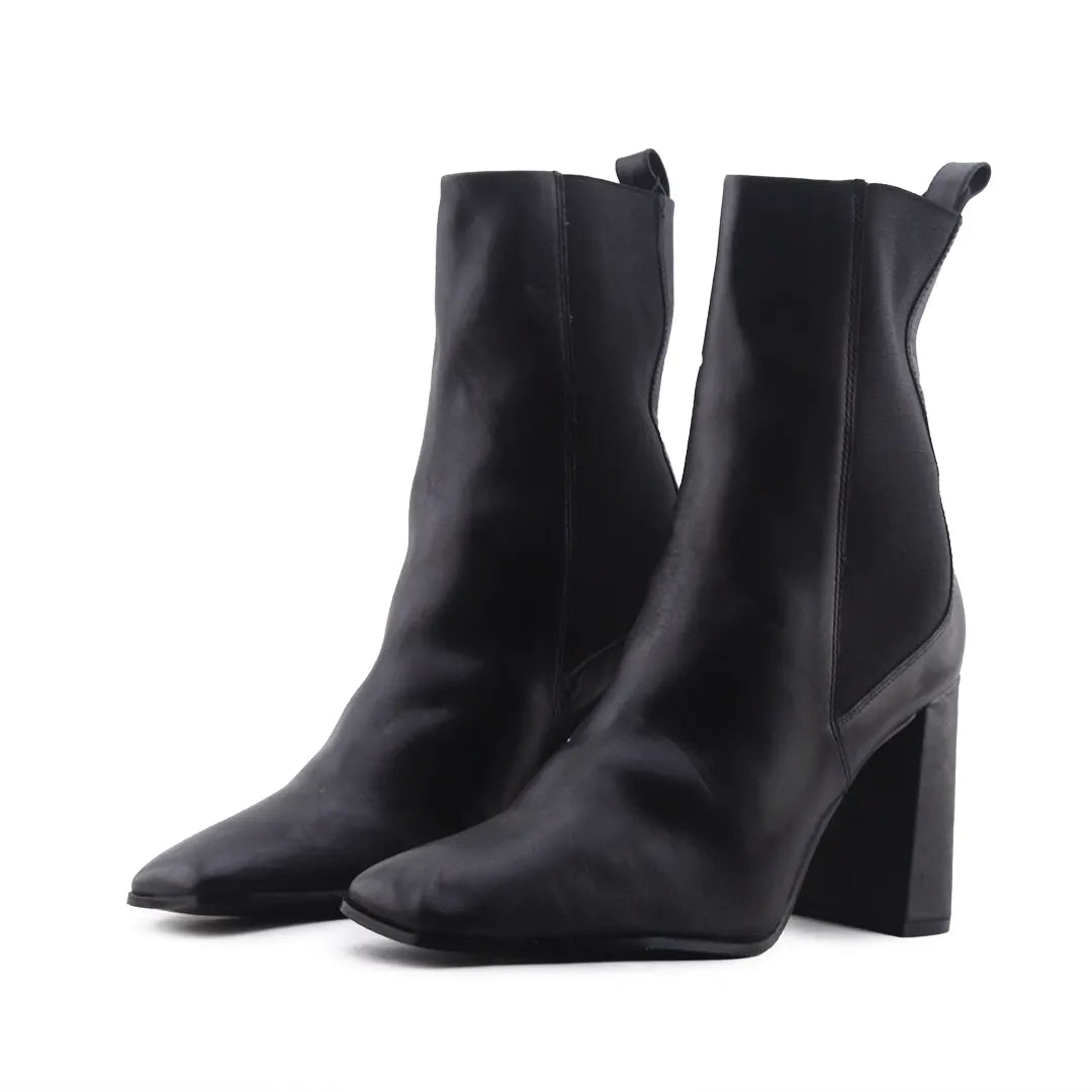 Zara Stretchable Ankle Boot | 100% Authentic Leather