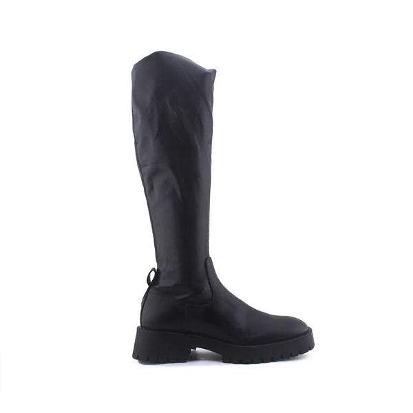 Zara Zipper Over The Knee Boots (100% Authentic Leather)