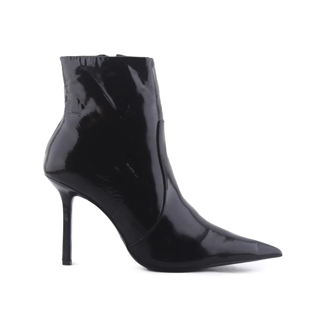 Zara Zipper Patent Ankle Boot