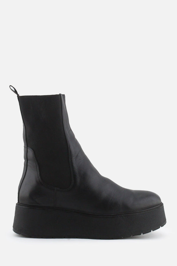 Zara Stretchable Combat Ankle Boots | 100% Authentic Leather