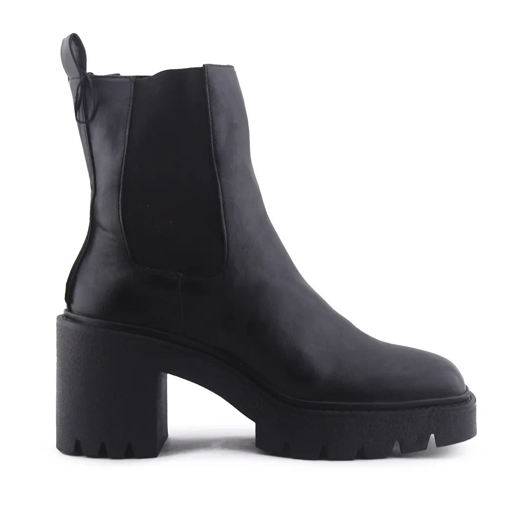 Pull & Bear Stretchable Ankle Boot | 100% Authentic Leather