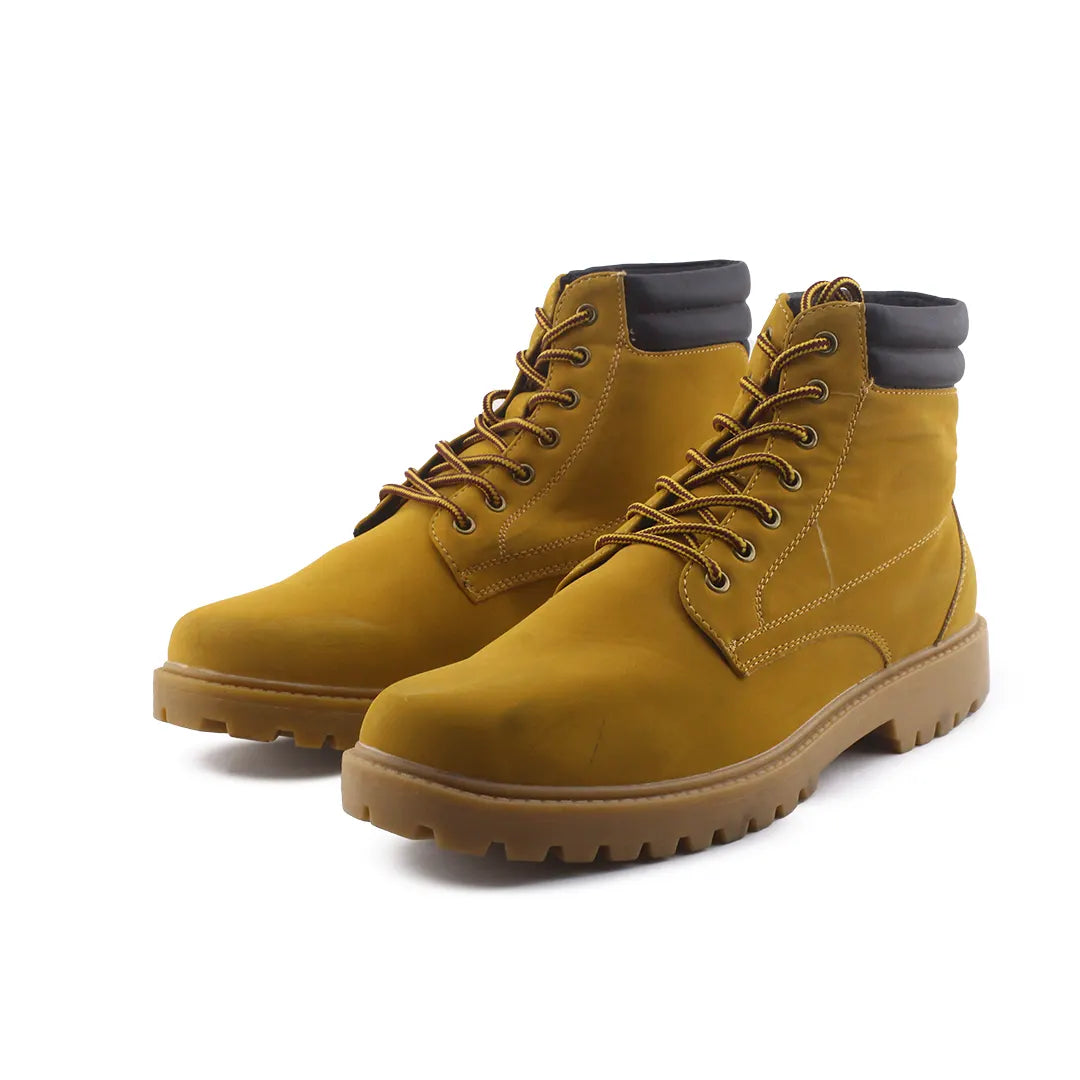 Lefties Lace Up Combat Ankle Boots (Suede)