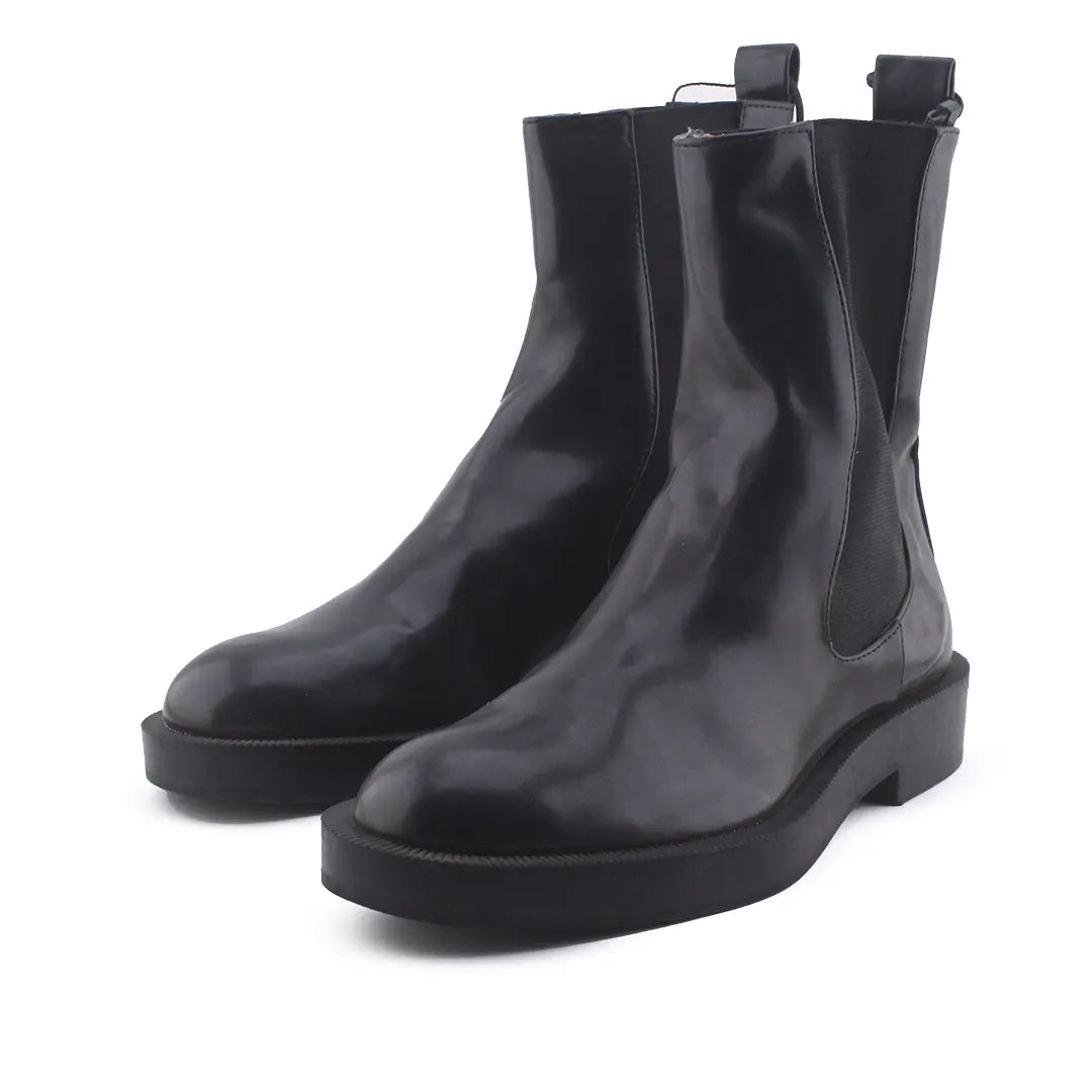 Zara Stretchable Chelsea Ankle Boots (100% Authentic Leather)
