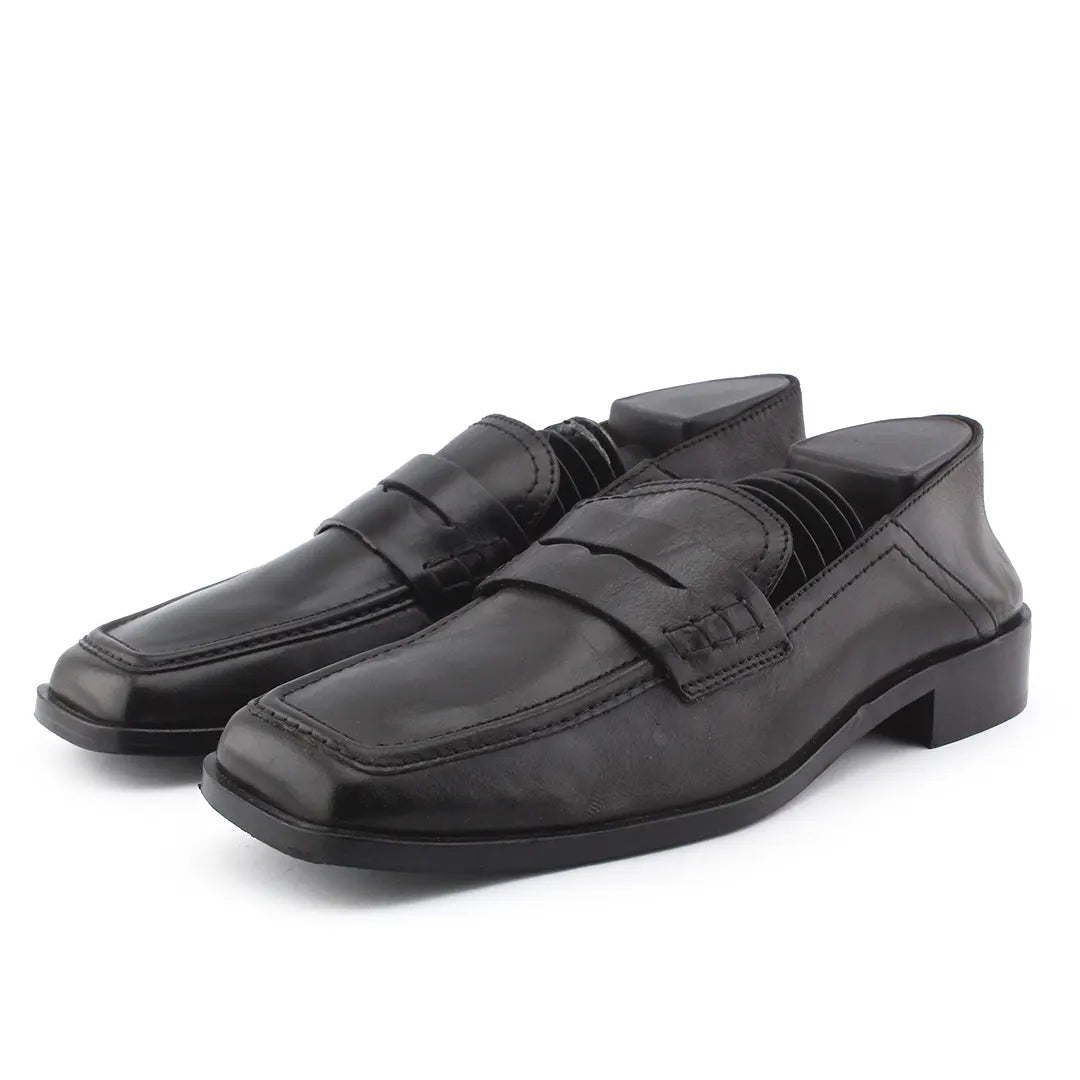 Massimo Dutti Penny Strap Loafers