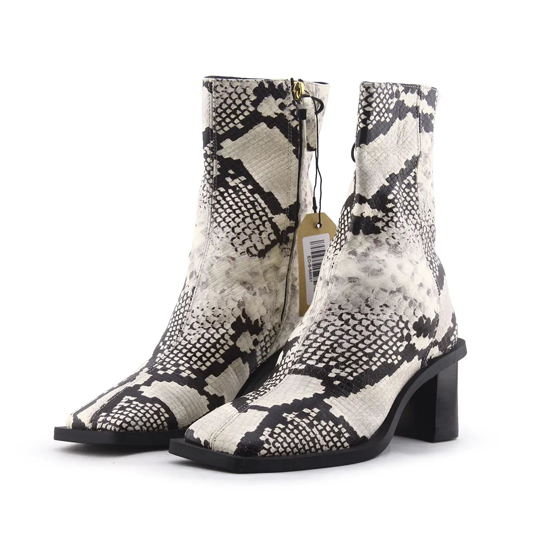 Zara Zipper Ankle Boot | 100% Authentic Leather