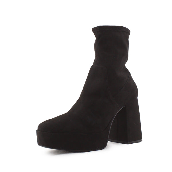 Bershka Zipper Platform Boots | 100% Authentic Suede