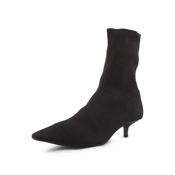 Zara Kitten Heels Sock Boots | Textile - sundaybazar